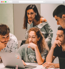 A group of people working together. Photo: Lala Azizli